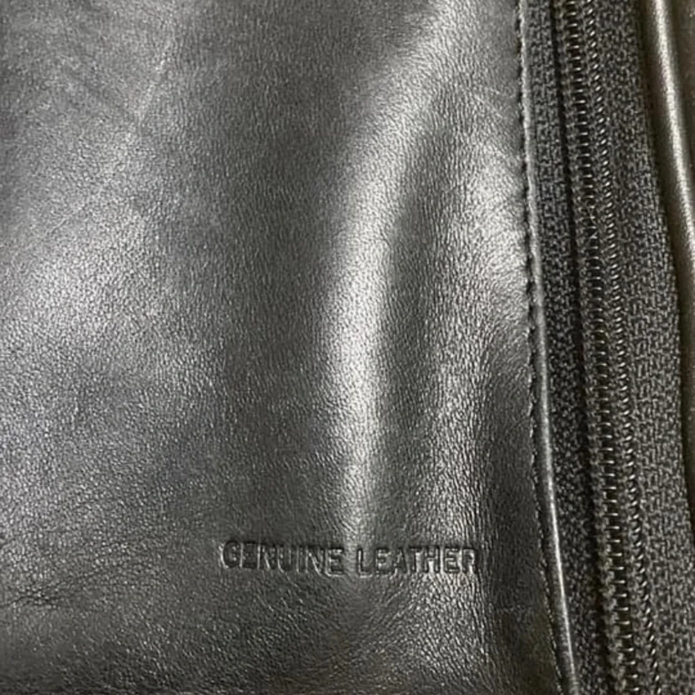 Nine West Black Leather Mini Backpack